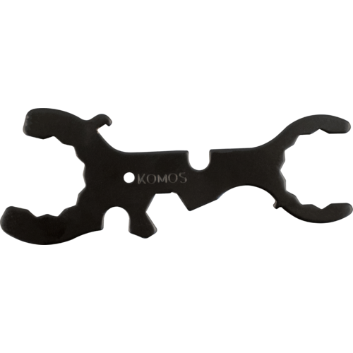 KOMOS 7-in-1 draft multi tool with spanner ends, pin wrench, and Duotight removers