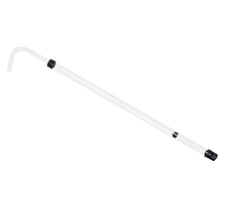 Large clear Easy Siphon with curved racking cane and black anti-sediment tip