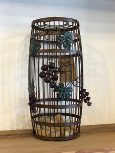 Grapevine Barrel Cork Holder by Twine