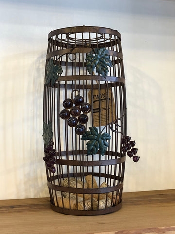 Grapevine Barrel Cork Holder by Twine